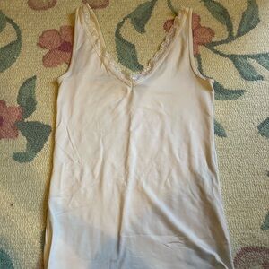 White Lace Tank Top From Banana Republic